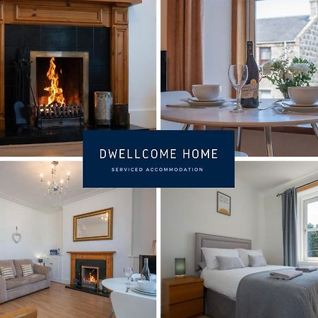 Dwellcome Home Ltd 1 Bed Apt, Half Mile To Union Street Yet Quiet, Free Parking, Fast Wifi, Ideal For Long Term Contractor, Etc Stays, Fully Equipped Kitchen, Regular Housekeeping Option - See Our Site For Assurance Абердин Экстерьер фото