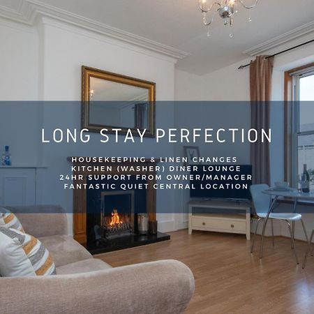 Dwellcome Home Ltd 1 Bed Apt, Half Mile To Union Street Yet Quiet, Free Parking, Fast Wifi, Ideal For Long Term Contractor, Etc Stays, Fully Equipped Kitchen, Regular Housekeeping Option - See Our Site For Assurance Абердин Экстерьер фото